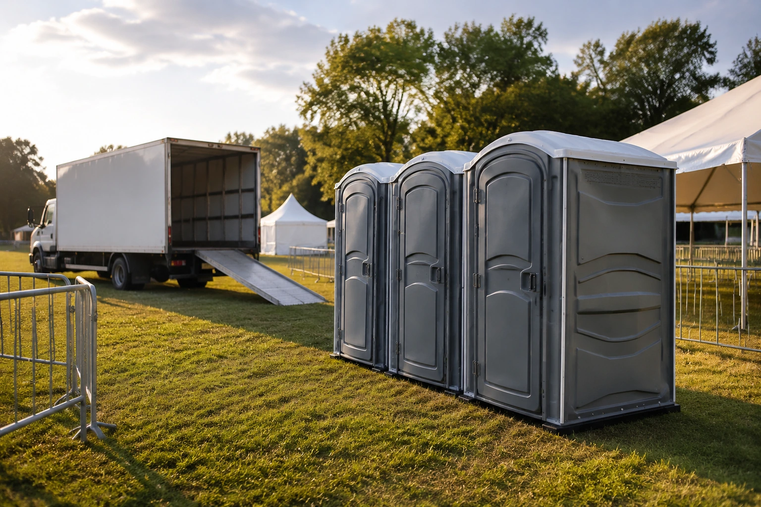 Portable restroom rental planning for Alcoa, TN